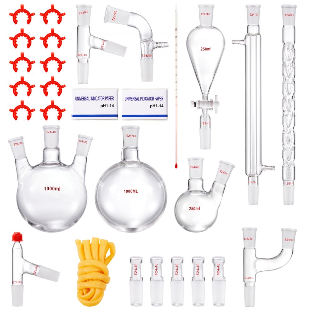 YHEO-8 - All-in-One 1000ml Lab Distillation Kit for Experiments