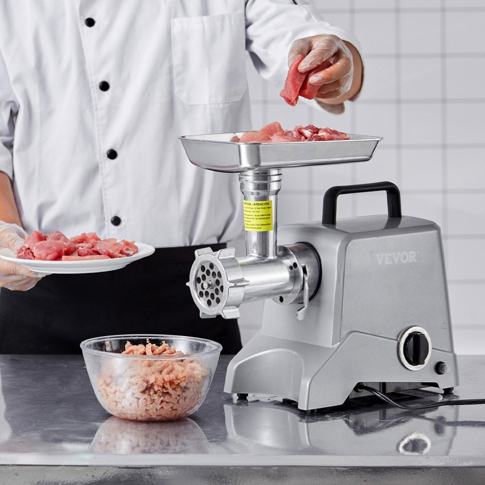 1A-PG612G - 800W Electric Meat Grinder & Sausage Stuffer, 5 lb/min Capacity