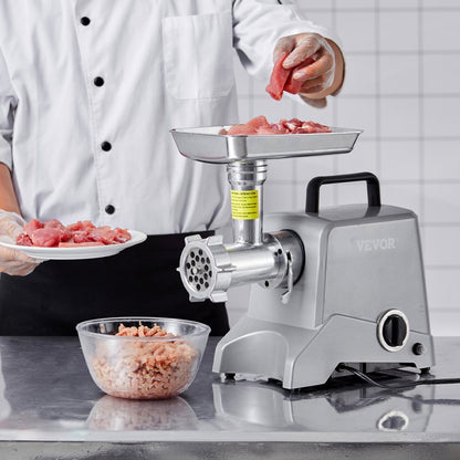 1A-PG612G - 800W Electric Meat Grinder & Sausage Stuffer, 5 lb/min Capacity
