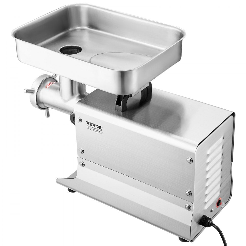 1A-EG122 - Stainless Steel 750W Meat Grinder, 13 lbs/min, Sausage Stuffer