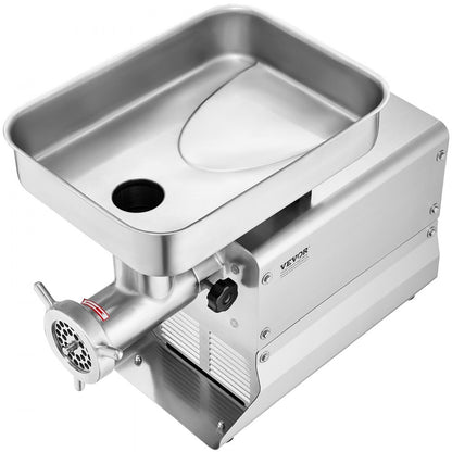 1A-EG122 - Stainless Steel 750W Meat Grinder, 13 lbs/min, Sausage Stuffer