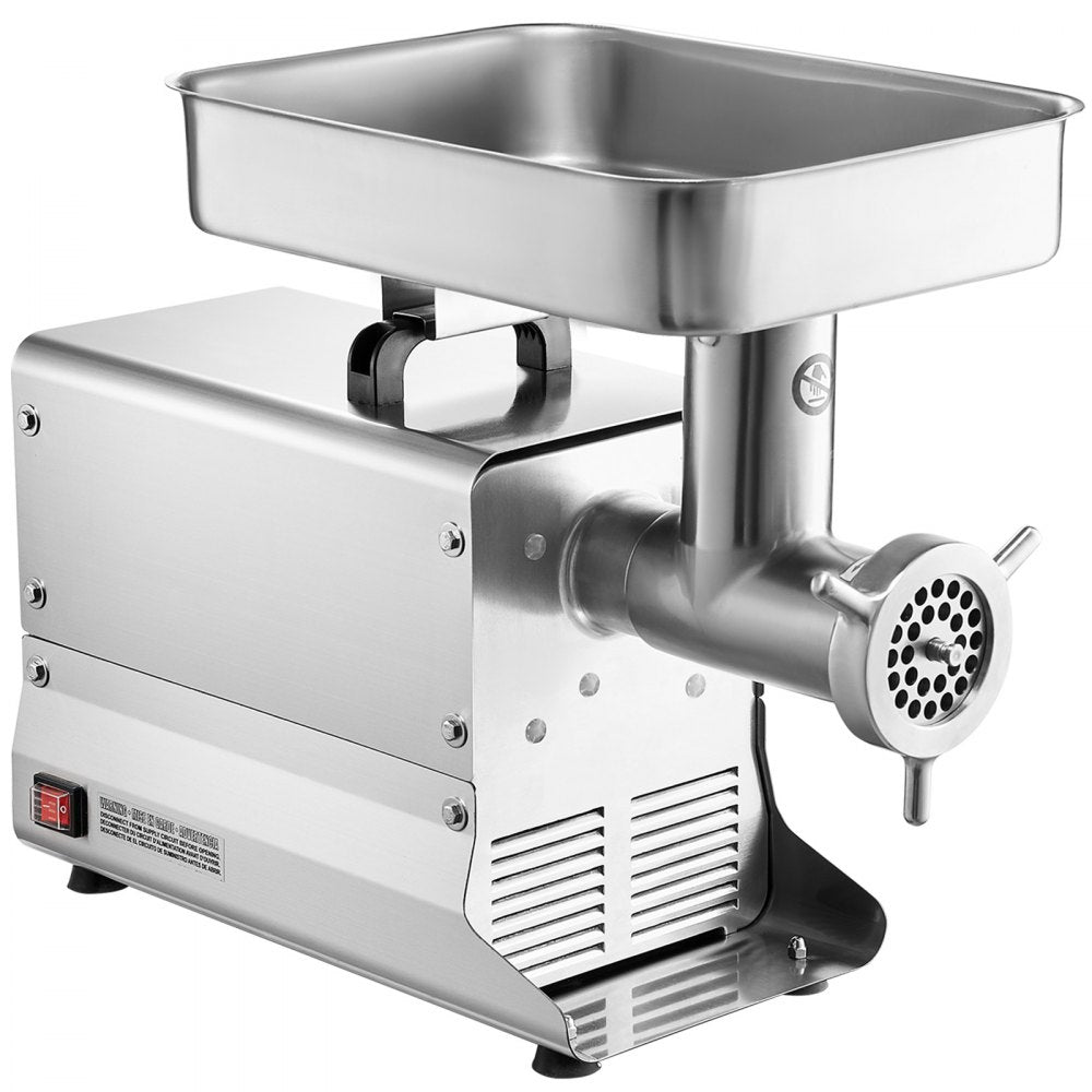 1A-EG122 - Stainless Steel 750W Meat Grinder, 13 lbs/min, Sausage Stuffer