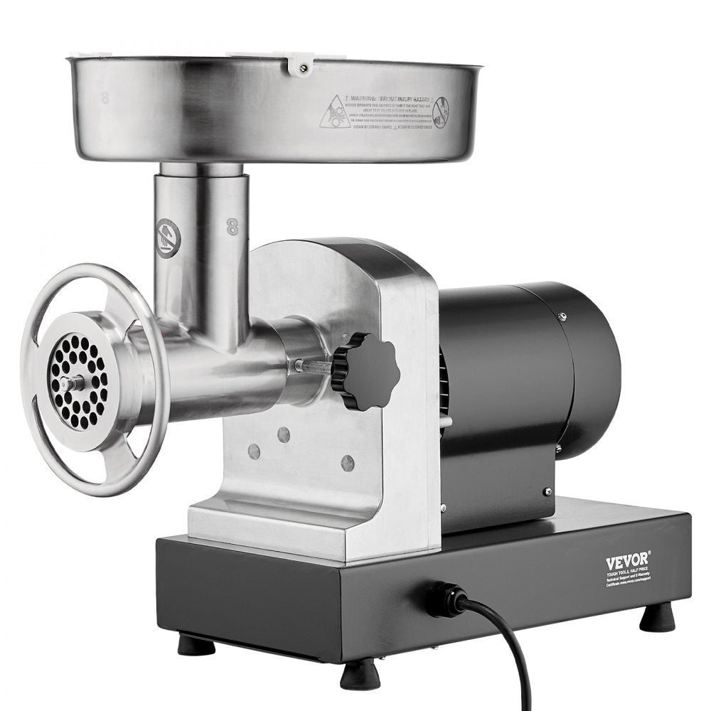 1A-EG808 - 350W Stainless Steel Electric Meat Grinder, 6 lbs/min Capacity