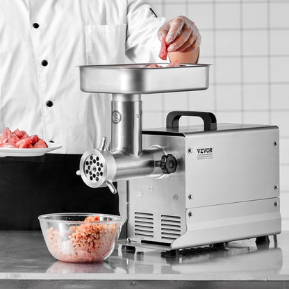 1A-EG105 - Stainless Steel Electric Meat Grinder, 5 lbs/min, 300W Motor
