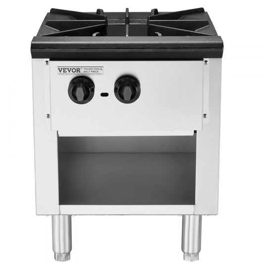 GSP-18-25 - Commercial 1 Burner Gas Range, Durable Stainless Steel Design