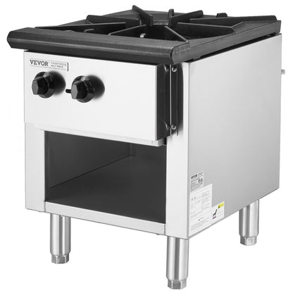 GSP-18-25 - Commercial 1 Burner Gas Range, Durable Stainless Steel Design