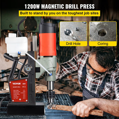 VV-MD-US2 - 1.57" Magnetic Drill Press, 1200W Power & Variable Speed