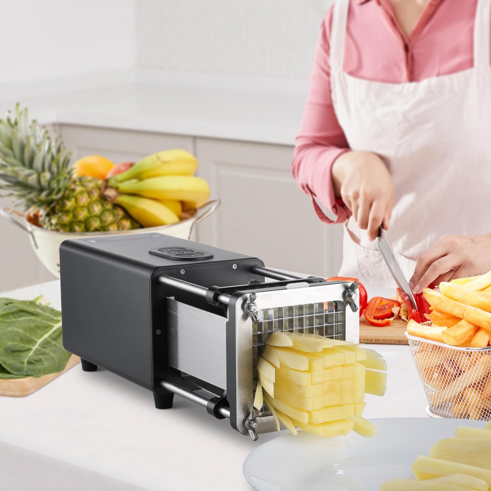 F300 - Electric French Fry Cutter with Detachable Stainless Steel Blades