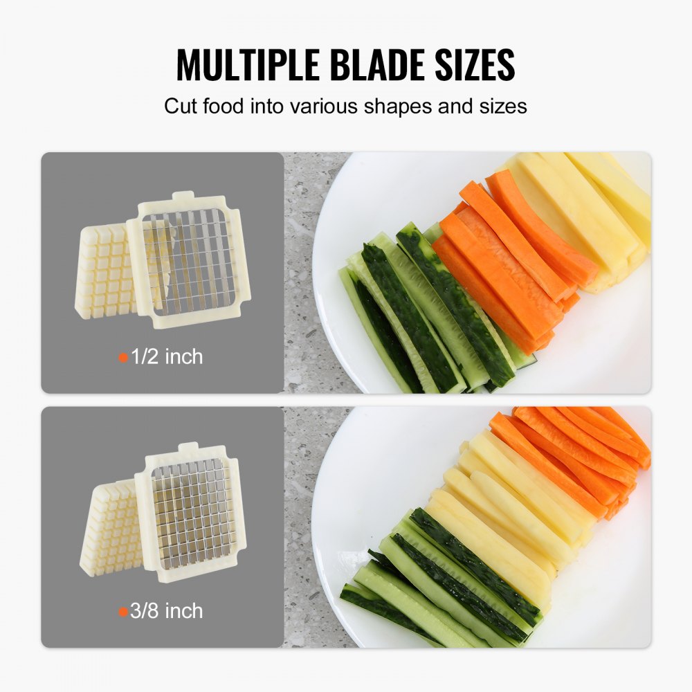 F300 - Electric French Fry Cutter with Stainless Steel Blades & Anti-Slip Feet