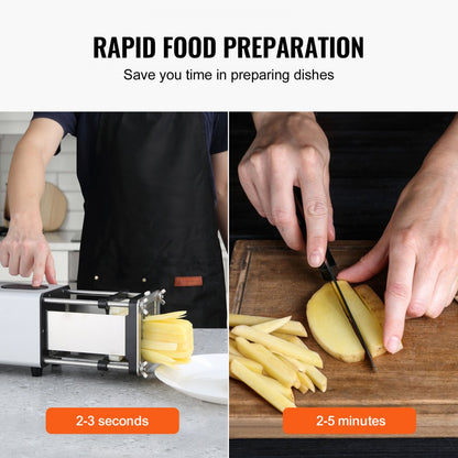 F300 - Electric French Fry Cutter with Stainless Steel Blades & Anti-Slip Feet