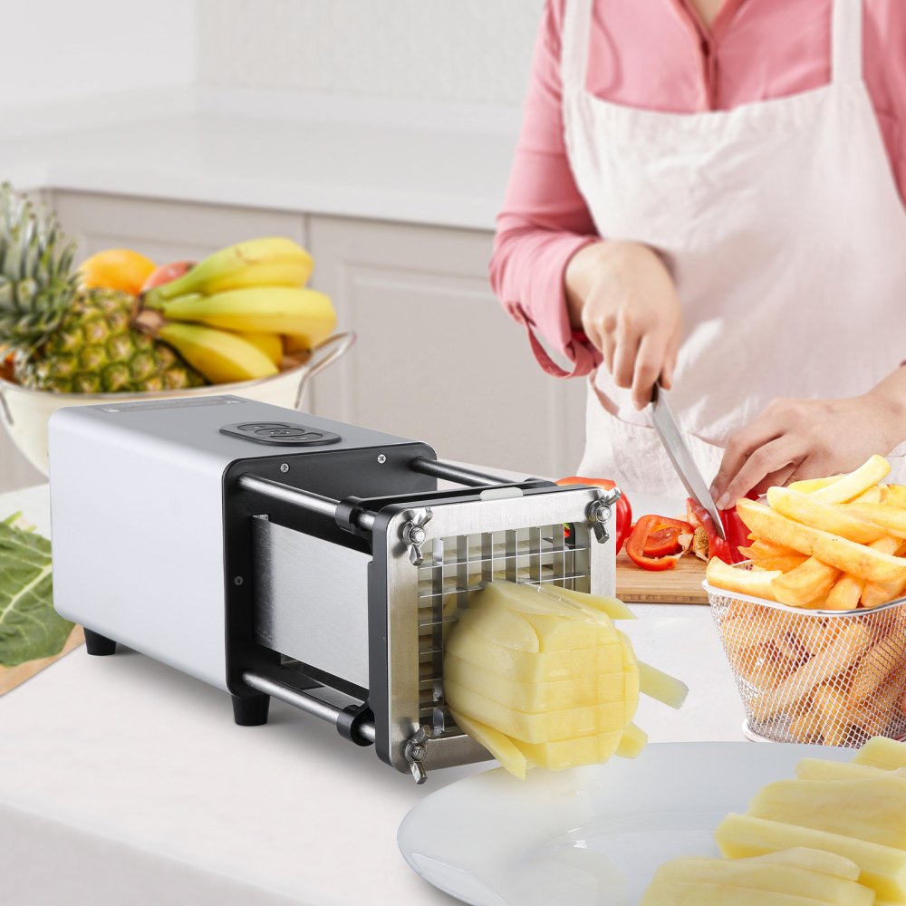 F300 - Electric French Fry Cutter with Stainless Steel Blades & Anti-Slip Feet