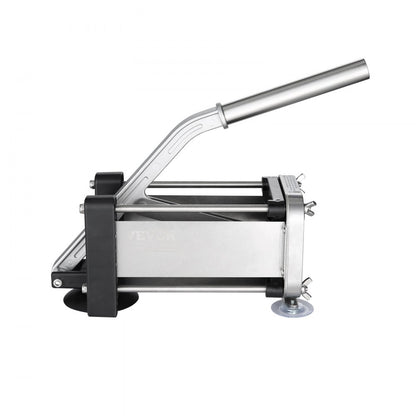 AY410-2 - Ergonomic Stainless Steel French Fry Cutter with Suction Feet