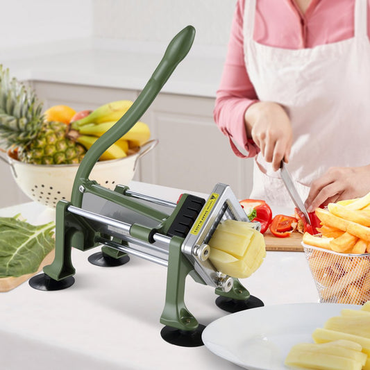 LD02 - Heavy-Duty Stainless Steel French Fry Cutter with Ergonomic Lever