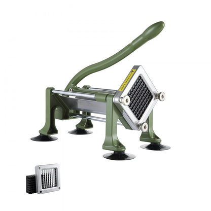 LD02 - Ergonomic Stainless Steel French Fry Cutter with Suction Feet
