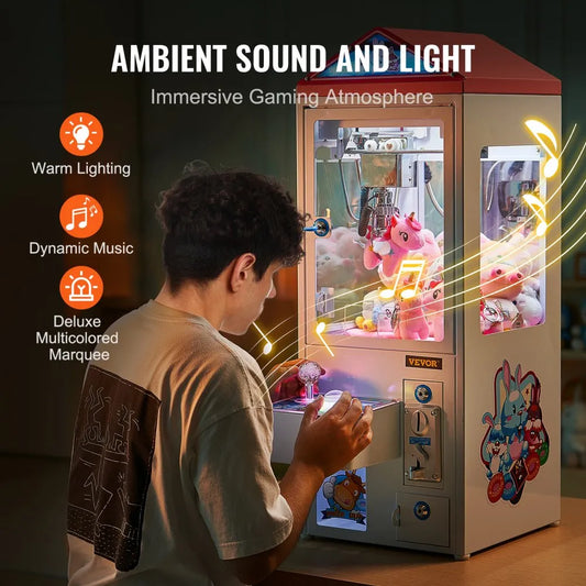 S-01 - Adjustable Grip VEVOR Claw Machine Arcade Game with Joystick
