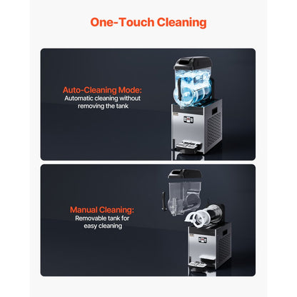 XRJ12LX1 - 12L Stainless Steel Slushy Maker with Adjustable Temperature