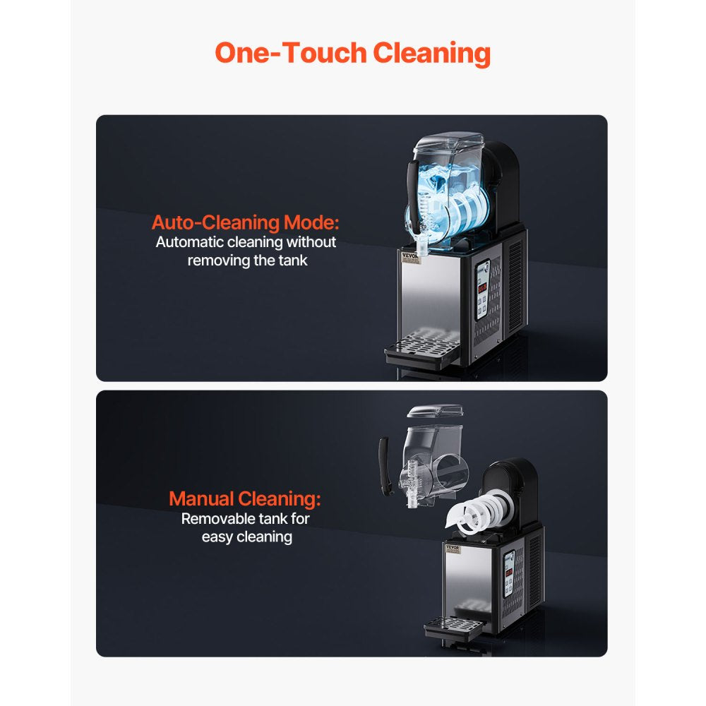 XRJ4LX1 - 4L Mini Slushy Machine with Adjustable Temperature Control