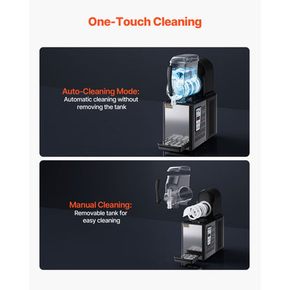 XRJ4LX1 - 4L Mini Slushy Machine with Adjustable Temperature Control