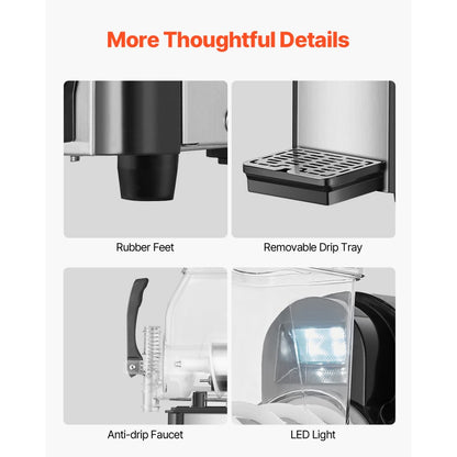 XRJ4LX1 - 4L Mini Slushy Machine with Adjustable Temperature Control