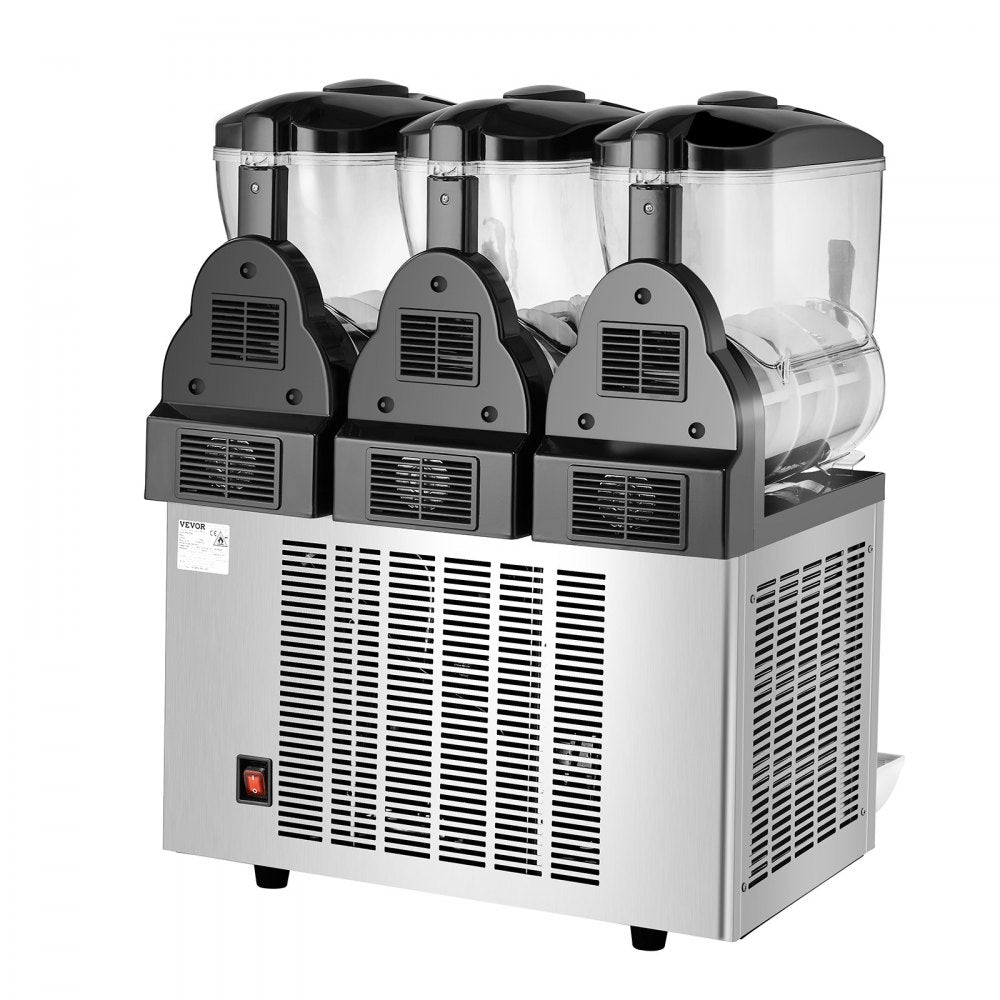 XN360B - Commercial 3-Tank Slushy Machine with 12L Capacity