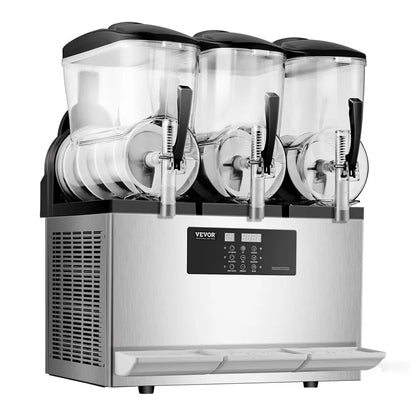 XN360B - Commercial 3-Tank Slushy Machine with 12L Capacity