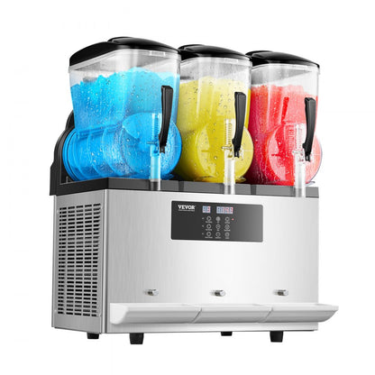 XN360B - Commercial 3-Tank Slushy Machine with 12L Capacity
