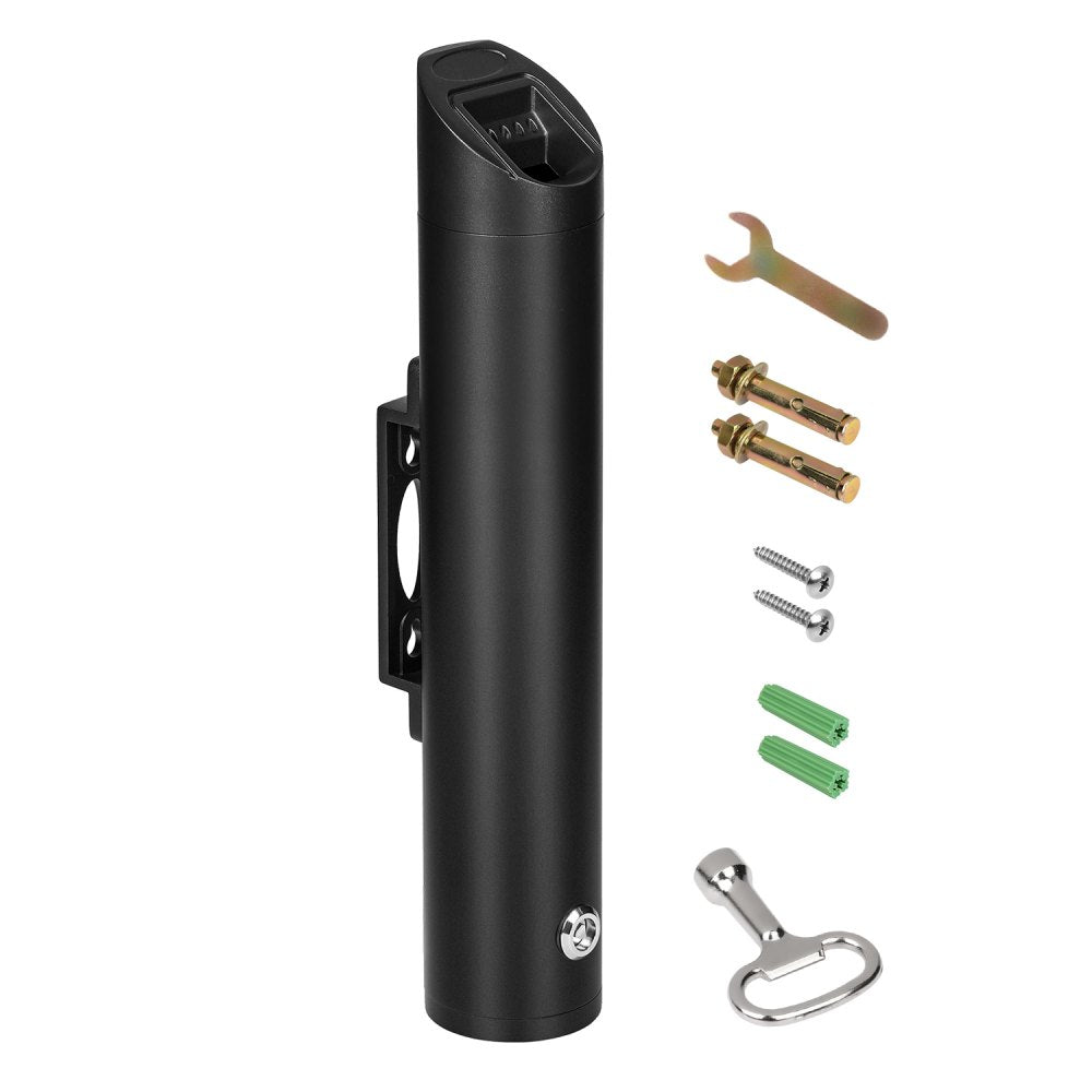 YD-32B - Stainless Steel Outdoor Cigarette Butt Receptacle with Lock