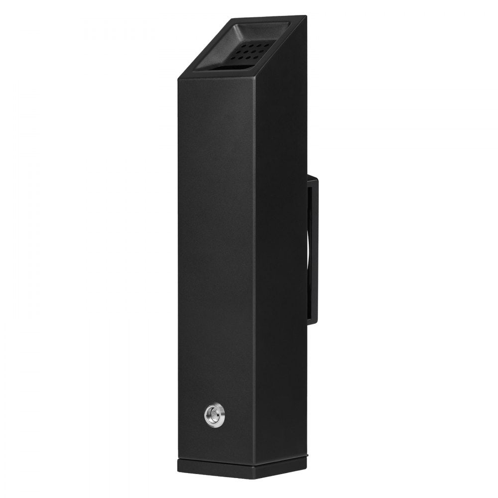 YD-33B - Stainless Steel Cigarette Butt Receptacle with Security Lock