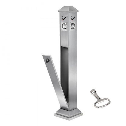 YD-27A - Durable Stainless Steel Outdoor Ashtray for Easy Cigarette Disposal