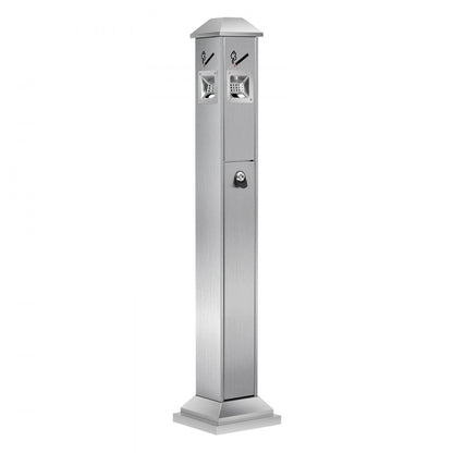 YD-27A - Durable Stainless Steel Outdoor Ashtray for Easy Cigarette Disposal