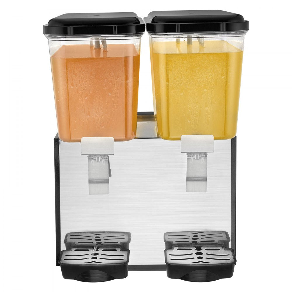 LYJ18LX2 - VEVOR 18L Beverage Dispenser with Dual Tanks & 360° Mixing