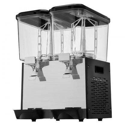 LYJ18LX2 - VEVOR 18L Beverage Dispenser with Dual Tanks & 360° Mixing