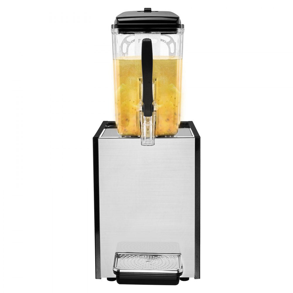 LYJ12LX1 - VEVOR 12L Cold Juice Dispenser with Fruit Pulp Feature