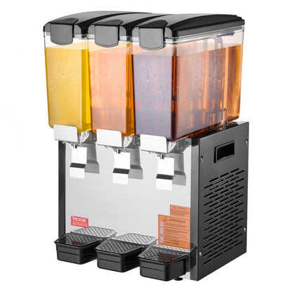 LYJ10LX3 - 3-Tank 10L Juice Dispenser with 360° Stirring Design
