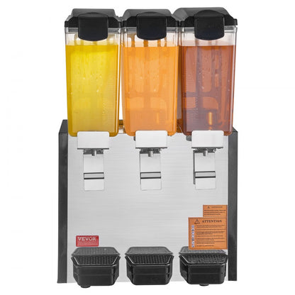 LYJ10LX3 - 3-Tank 10L Juice Dispenser with 360° Stirring Design