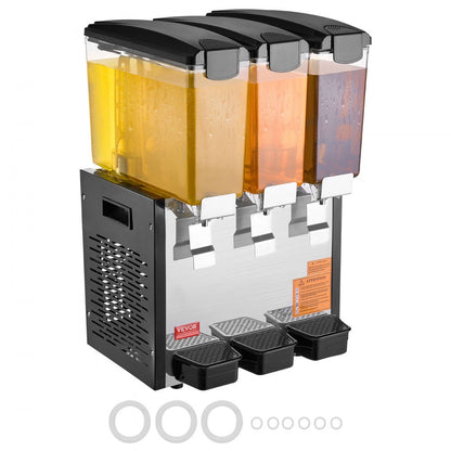 LYJ10LX3 - 3-Tank 10L Juice Dispenser with 360° Stirring Design