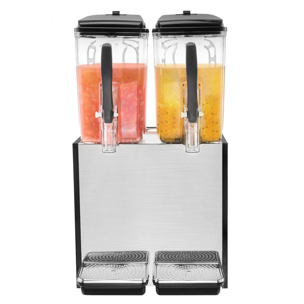 LYJ12LX2 - 12L Dual Tank Cold Juice Dispenser with Fruit Pulp Feature