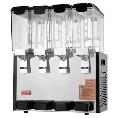 LYJ10LX4 - 10L x 4 Tank Commercial Cold Juice Beverage Dispenser