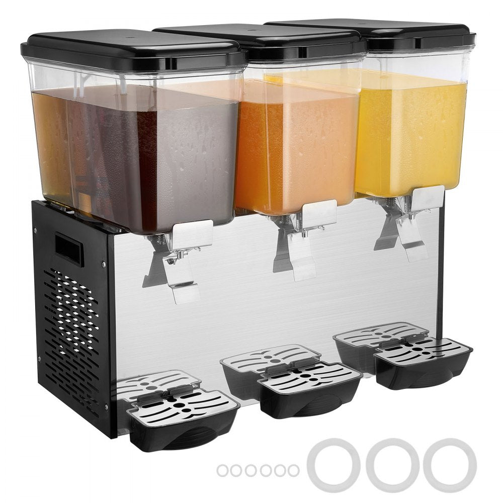 LYJ18LX3 - 18L VEVOR Cold Juice Dispenser with 360° Mixing Blade
