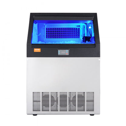 LB160T - VEVOR 160lbs Commercial Ice Maker with 66lbs Storage Capacity