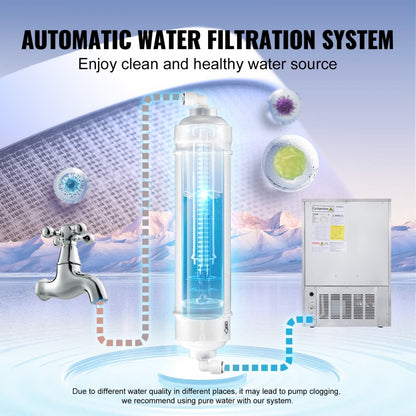 LB160T - Efficient 160lbs/Day VEVOR Ice Maker with 66lbs Storage