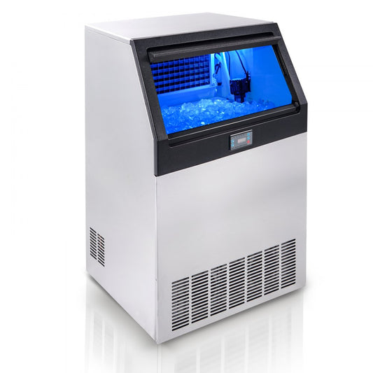 LB265T - 265 lbs/Day Stainless Steel Ice Maker with Self-Cleaning Function