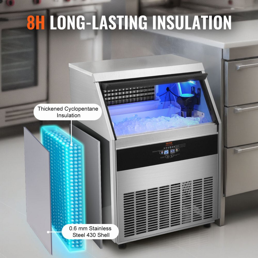SSX300 - 330 lbs/24H VEVOR Ice Maker with Smart Control & Self-Cleaning