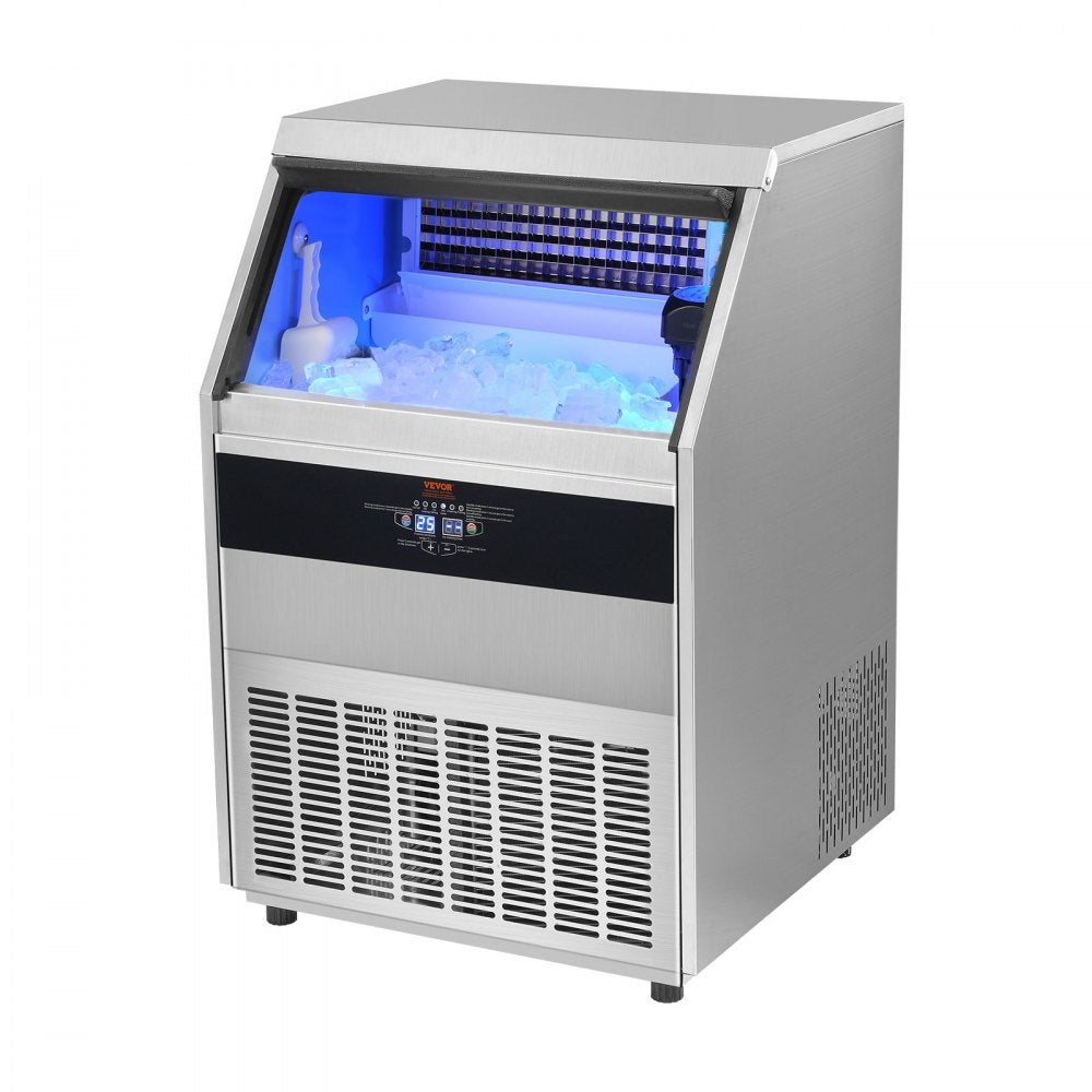 SSX440 - Compact VEVOR Ice Maker: 450 lbs/Day, Self-Cleaning & Frosty Insulation
