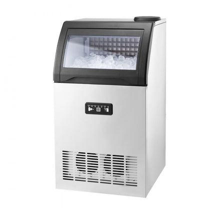 SKF-C130FT - Compact 130 lbs Commercial Ice Maker with 33 lbs Storage