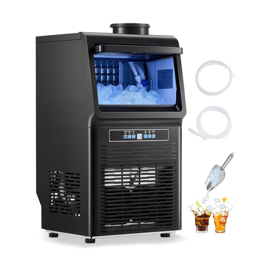 SKF-AT70FT - 90 lbs Daily Ice Maker with 12 lbs Storage & Self-Cleaning