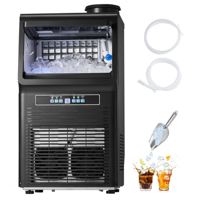 SKF-AT70FT - 90 lbs Daily Ice Maker with 12 lbs Storage & Self-Cleaning