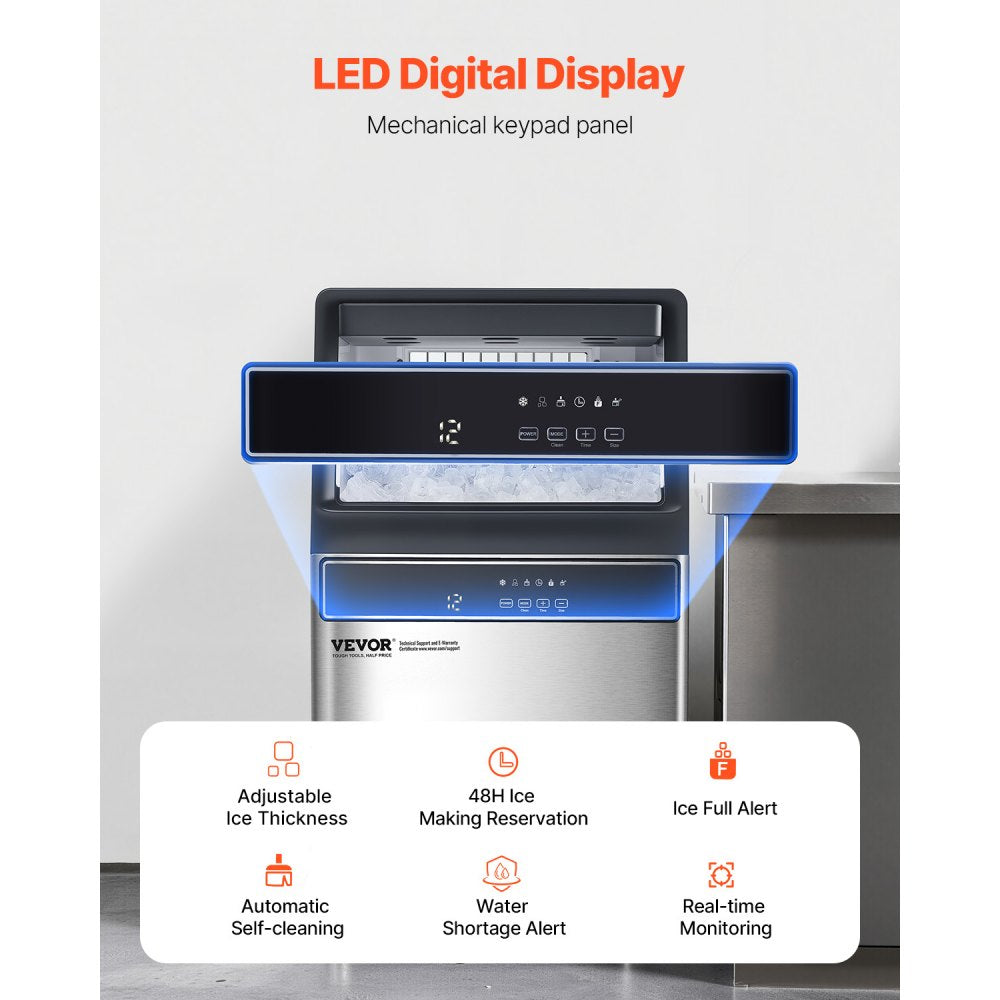 IMC9000B-UL - 110 lbs Freestanding Ice Maker with 33 lbs Storage Capacity