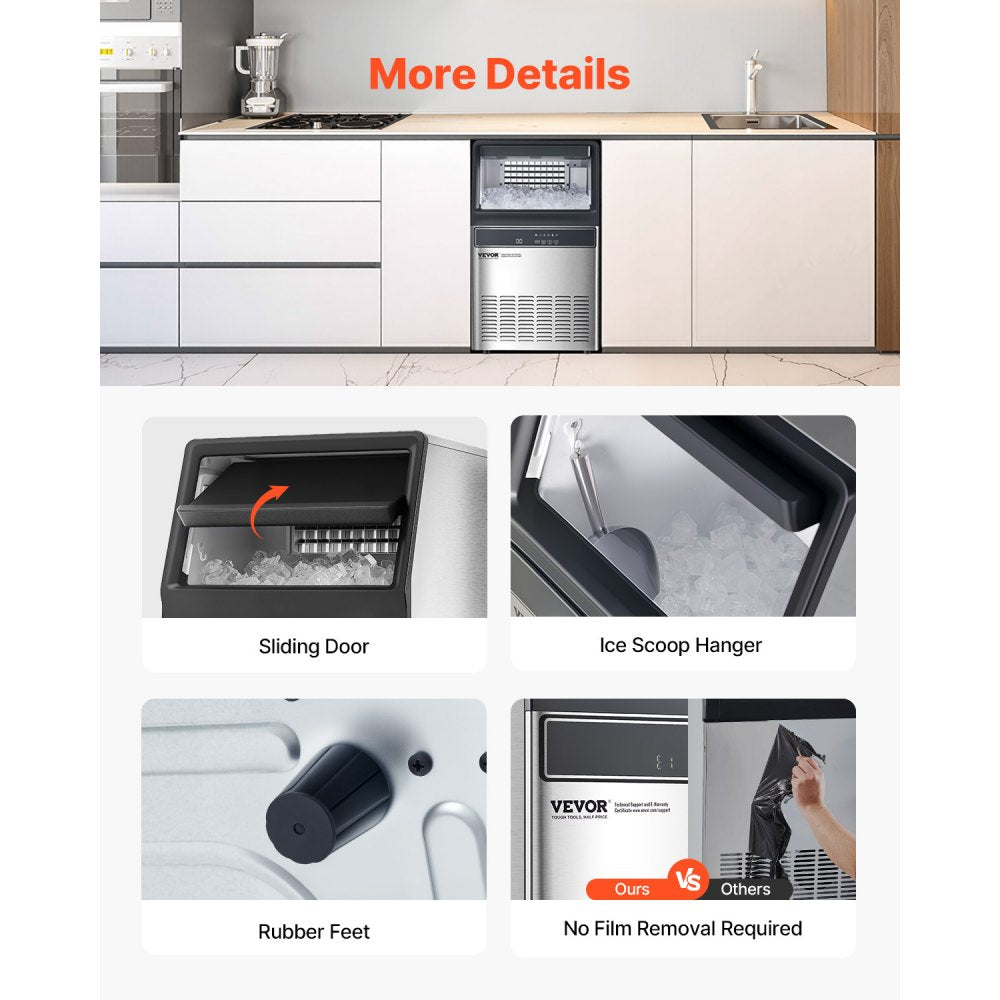 IMC9000B-UL - 110 lbs Freestanding Ice Maker with 33 lbs Storage Capacity