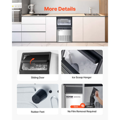 IMC9000B-UL - 110 lbs Freestanding Ice Maker with 33 lbs Storage Capacity